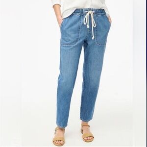 J Crew Jeans 28 Drawstring Blue